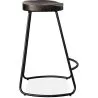 Banco Bar - Desenho Industrial - Madeira e Metal - 66 cm - Adriel image 7