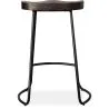 Banco Bar - Desenho Industrial - Madeira e Metal - 66 cm - Adriel image 7