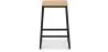 Banco Bar - Design Industrial - Madeira e Metal - 60cm - Big Boy image 7