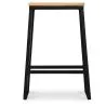 Banco Bar - Design Industrial - Madeira e Metal - 60cm - Big Boy image 7