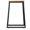 Banco Bar - Design Industrial - Madeira e Metal - 60cm - Big Boy image 7