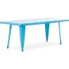 Mesa retangular infantil - Design industrial - 120cm - Stylix image 7