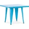 Mesa quadrada infantil - Industrial - Metal - 60cm - Stylix image 7