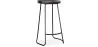 banco de bar - desenho industrial - Madeira e metal - 76cm - Aiyana image 7