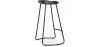 banco de bar - desenho industrial - Madeira e metal - 76cm - Aiyana image 7