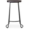 banco de bar - desenho industrial - Madeira e metal - 76cm - Aiyana image 7
