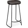 banco de bar - desenho industrial - Madeira e metal - 76cm - Aiyana image 7