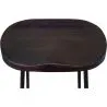 banco de bar - desenho industrial - Madeira e metal - 76cm - Aiyana image 7