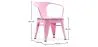 Cadeira para crianças com braços - Cadeira para crianças - Design industrial - Aço - Stylix image 7