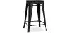 Banco Bar - Design Industrial - Madeira e Aço - 61cm - Stylix image 7