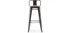 Banco Bar com encosto - Desenho Industrial - 76 cm - Stylix image 7