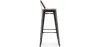 Banco Bar com encosto - Desenho Industrial - 76 cm - Stylix image 7