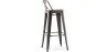 Banco Bar com encosto - Desenho Industrial - 76 cm - Stylix image 7