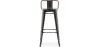 Banco Bar com encosto - Desenho Industrial - 76 cm - Stylix image 7