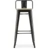 Banco Bar com encosto - Desenho Industrial - 76 cm - Stylix image 7