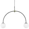 Luminária de Teto Bolas de Vidro - Luminária Pendente 2 Braços - Josephine image 7