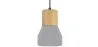 Luminária de teto de madeira e concreto - Luminária pendente de Desenho escandinavo - Minnie image 7