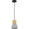 Luminária de teto de madeira e concreto - Luminária pendente de Desenho escandinavo - Minnie image 7