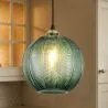 Luminária de teto de design vintage - Pendente de bola verde - Viola image 7