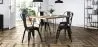 Cadeira de jantar em aço - Design industrial - Stylix image 7