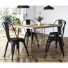 Cadeira de jantar em aço - Design industrial - Stylix image 7