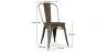 Cadeira de jantar - Design industrial - Madeira e aço - Nova edição - Stylix image 7