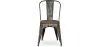 Cadeira de jantar - Design industrial - Madeira e aço - Nova edição - Stylix image 7