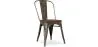 Cadeira de jantar - Design industrial - Madeira e aço - Nova edição - Stylix image 7