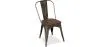 Cadeira de jantar - Design industrial - Madeira e aço - Nova edição - Stylix image 7