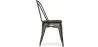 Cadeira de jantar - Design industrial - Madeira e aço - Nova edição - Stylix image 7
