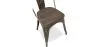 Cadeira de jantar - Design industrial - Madeira e aço - Nova edição - Stylix image 7