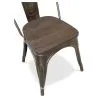Cadeira de jantar - Design industrial - Madeira e aço - Nova edição - Stylix image 7