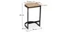 Banco Bar - Design Industrial - Madeira e Metal - 60cm - Lia image 7