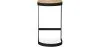 Banco Bar - Design Industrial - Madeira e Metal - 60cm - Lia image 7