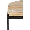 Banco Bar - Design Industrial - Madeira e Metal - 60cm - Lia image 7