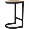 Banco Bar - Design Industrial - Madeira e Metal - 60cm - Lia image 7
