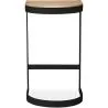Banco Bar - Design Industrial - Madeira e Metal - 60cm - Lia image 7