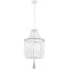 Luminária de teto de bola de madeira - Luminária pendente de estilo boho Bali - Lawan image 7
