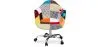 Cadeira de escritório com braços - Cadeira de escritório com rodas - Estofada em patchwork - Patty  image 7