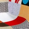 Cadeira de escritório com braços - Cadeira de escritório com rodas - Estofada em patchwork - Patty  image 7