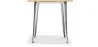 Mesa de jantar quadrada industrial - Madeira e metal - Stylix image 7