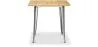 Mesa de jantar quadrada industrial - Madeira e metal - Stylix image 7