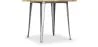 Mesa de jantar quadrada industrial - Madeira e metal - Stylix image 7