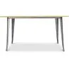 Mesa de jantar retangular - Design industrial - Madeira - Troy image 7