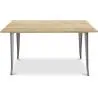Mesa de jantar retangular - Design industrial - Madeira - Troy image 7