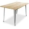 Mesa de jantar retangular - Design industrial - Madeira - Troy image 7