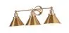 Luminária de Parede Vintage Dourada - 3 Lâmpadas - Remir image 7