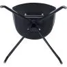 Cadeira de escritório com braços - Cadeira de secretária de design preto - Jodie image 7