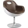 Sofá Giratório de Design Aviador - Estofado em PU image 7