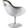 Sofá Giratório de Design Aviador - Estofado em PU image 7